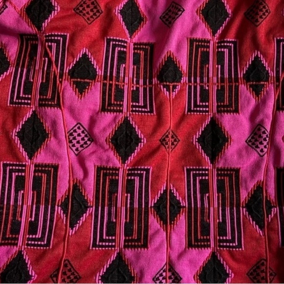 New - 🌺free people happiness run jacquard Aztec brief short in fuchsia - Picture 5 of 5